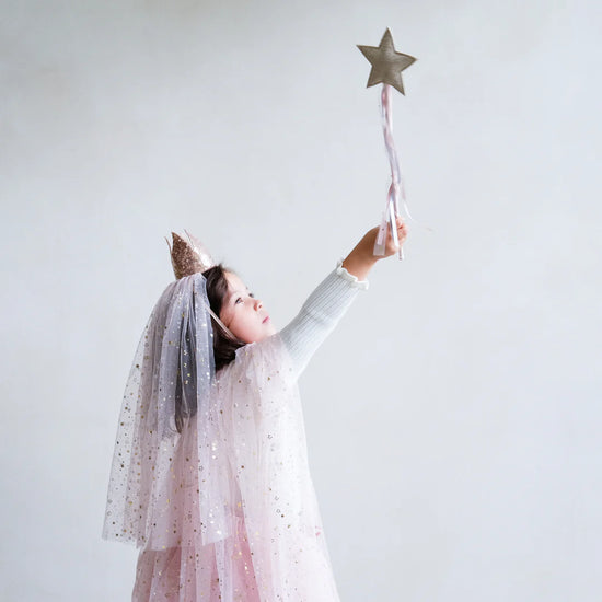 Pink shooting star cape