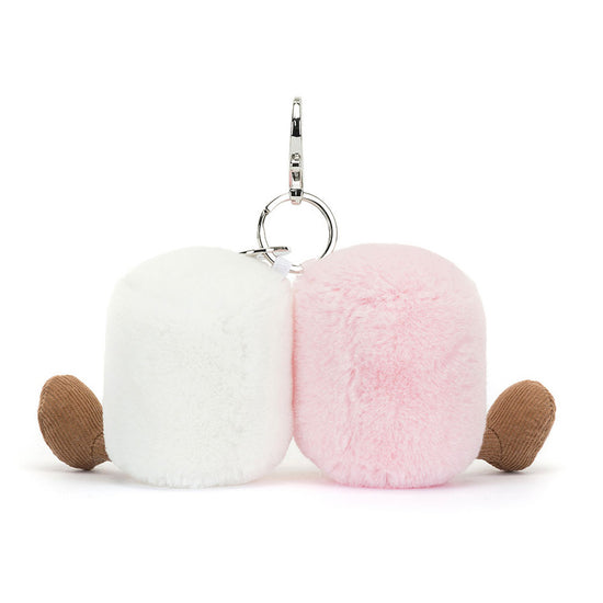 Amuseables Pair of Marshmallows Bag Charm