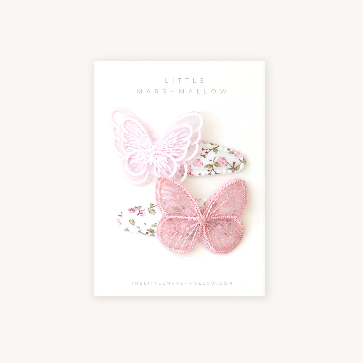Load image into Gallery viewer, Clip - Butterfly Set Pink
