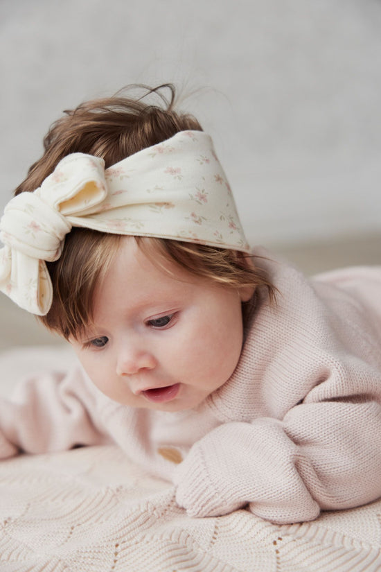 Load image into Gallery viewer, Organic Cotton Headband - Goldie Egret
