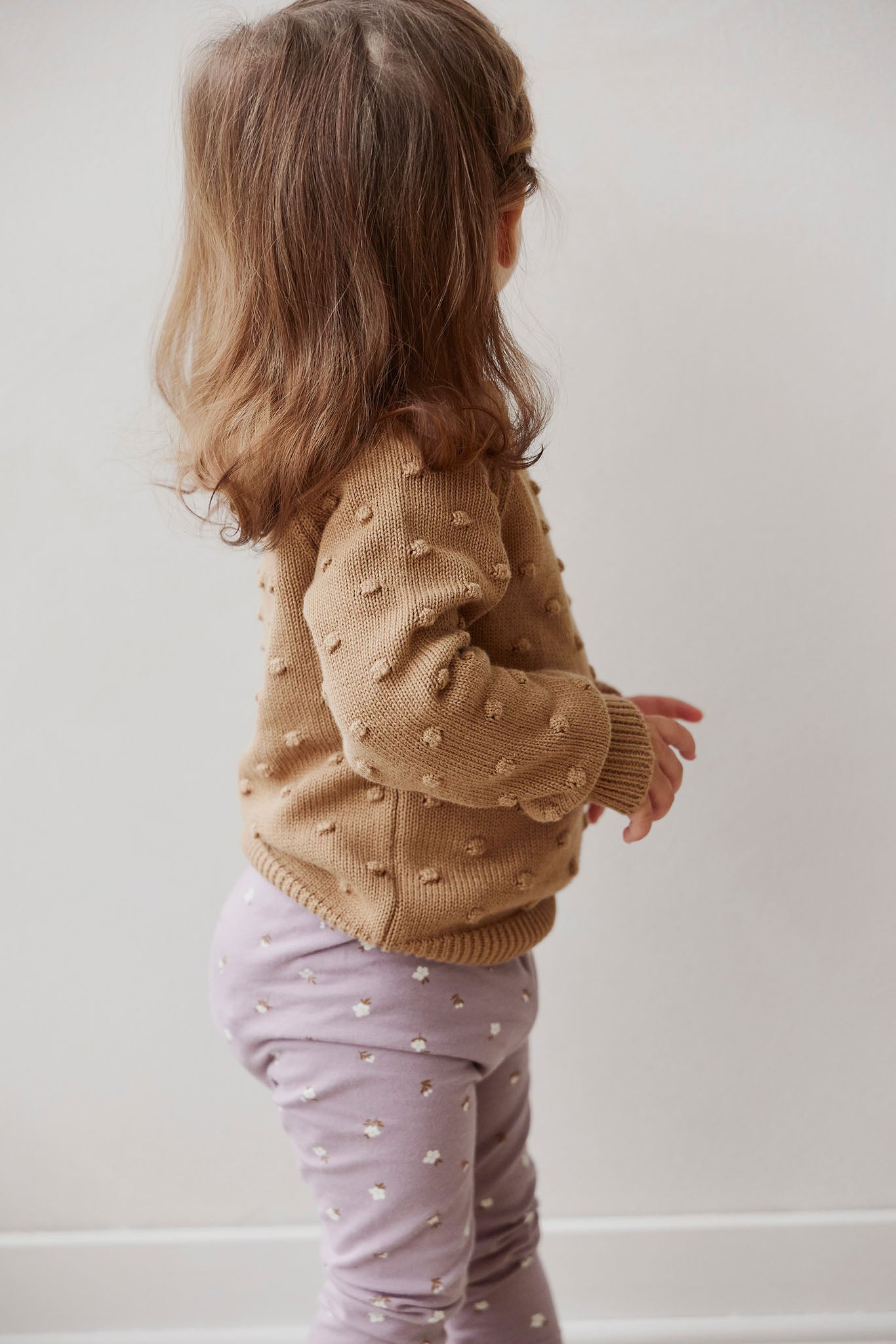 Load image into Gallery viewer, Dotty Knit Jumper - Caramel Cream
