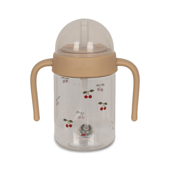 Baby bottle with handle - Cherry
