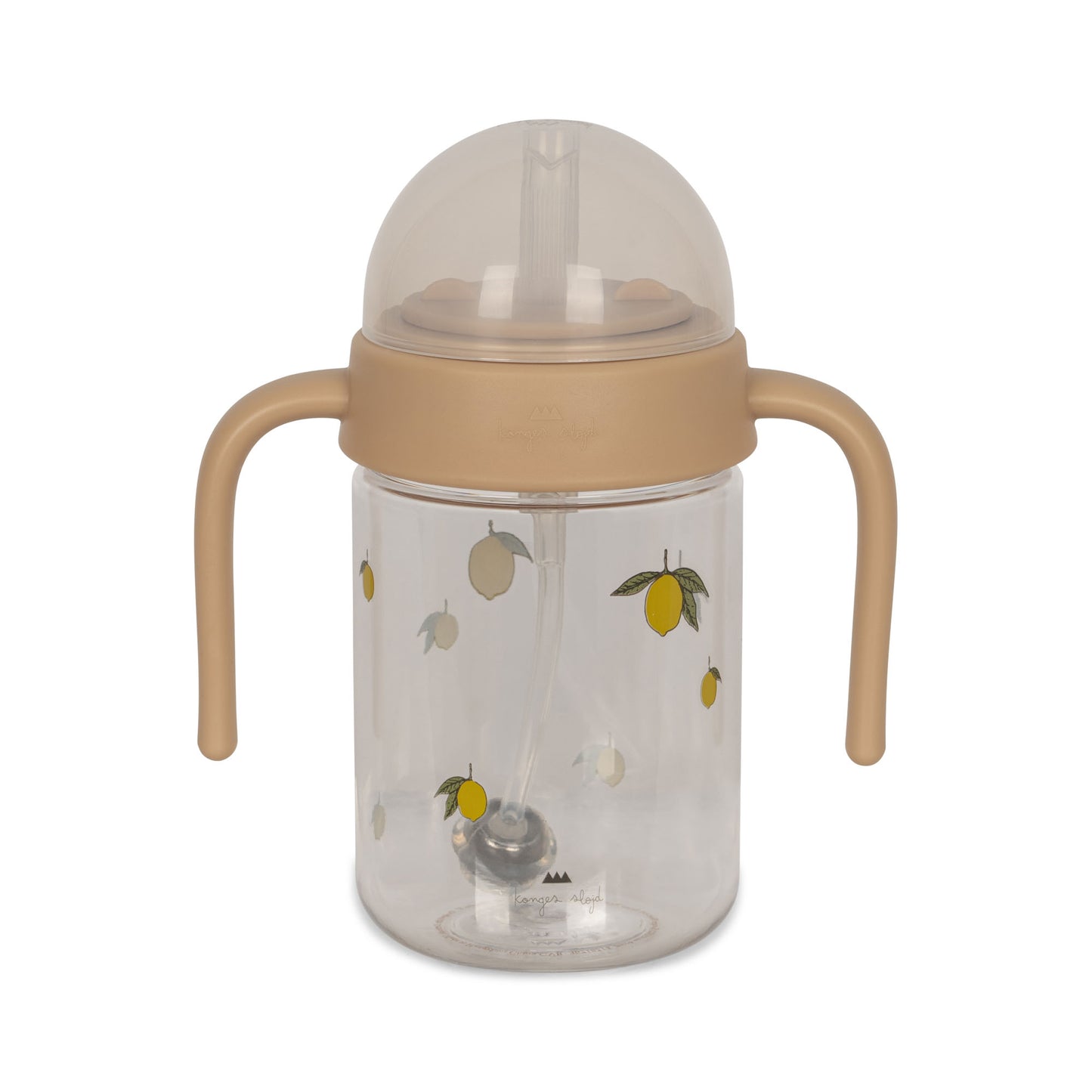 Baby bottle with handle - lemon