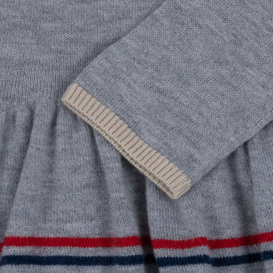 Maxime knit Collar Blouse - Heart stripe