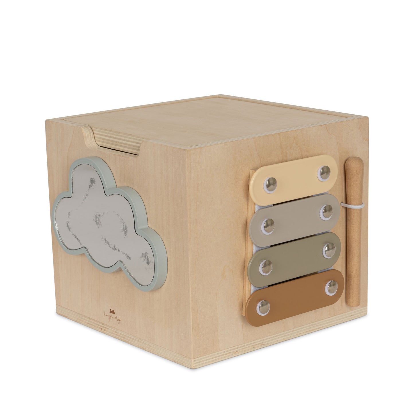 Load image into Gallery viewer, Wooden activity cube - Nature
