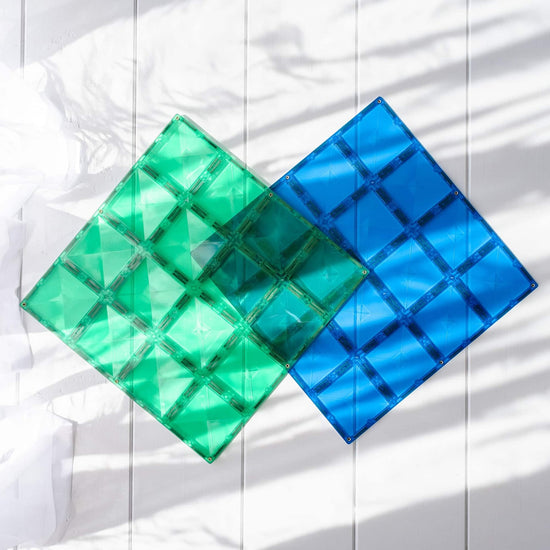 2 Piece Green Blue Base Plate Pack