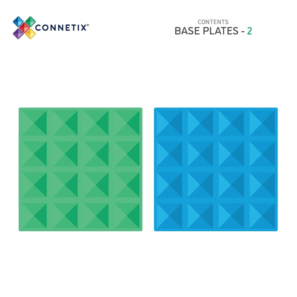 2 Piece Green Blue Base Plate Pack