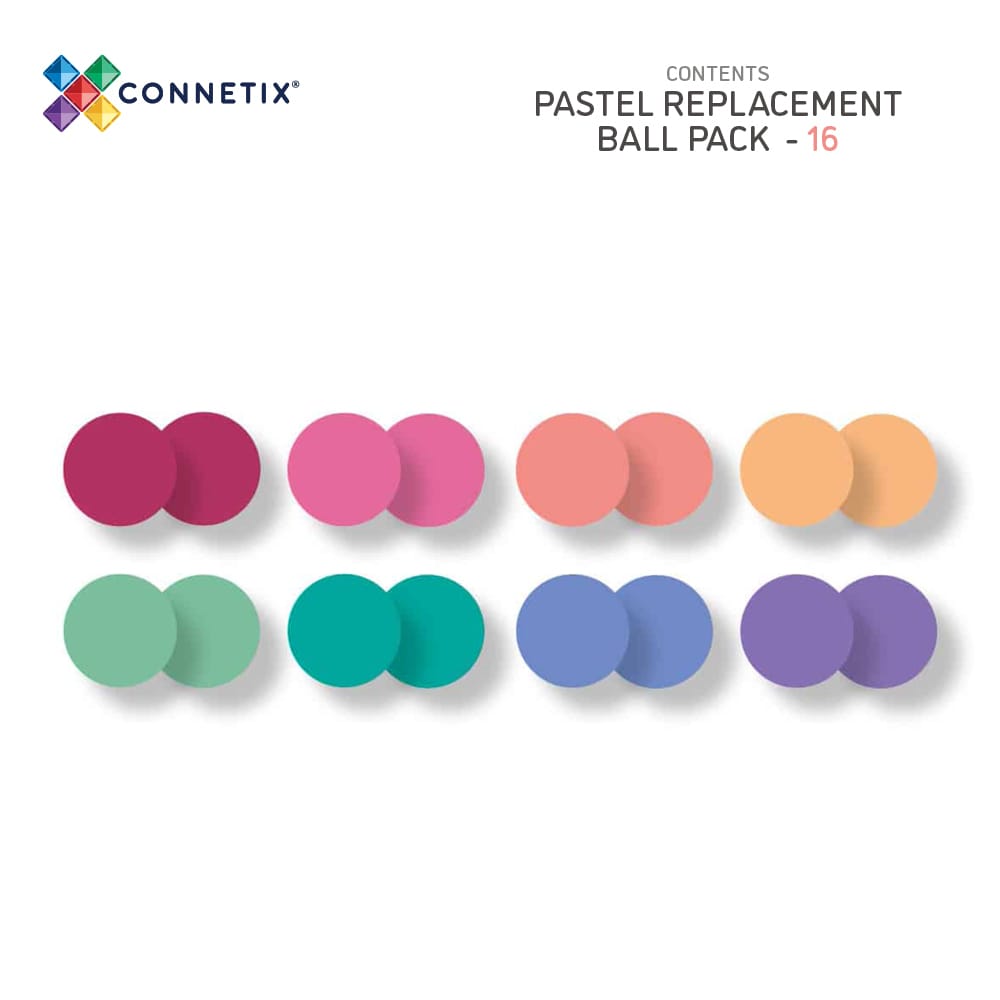 16 Piece Pastel Replacement Ball Pack