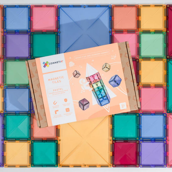 40 Piece Pastel Square Pack