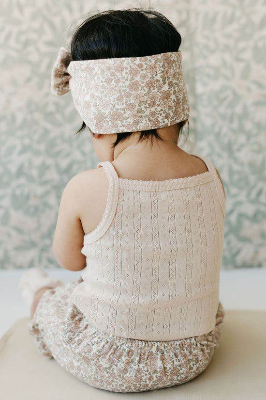 Load image into Gallery viewer, Organic Cotton Headband - Chloe Floral Tofu
