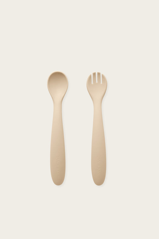 Fork & Spoon Set - Biscotti