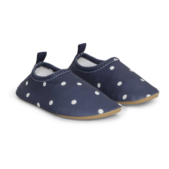 Load image into Gallery viewer, Aster swim shoes - Kelly blue dot
