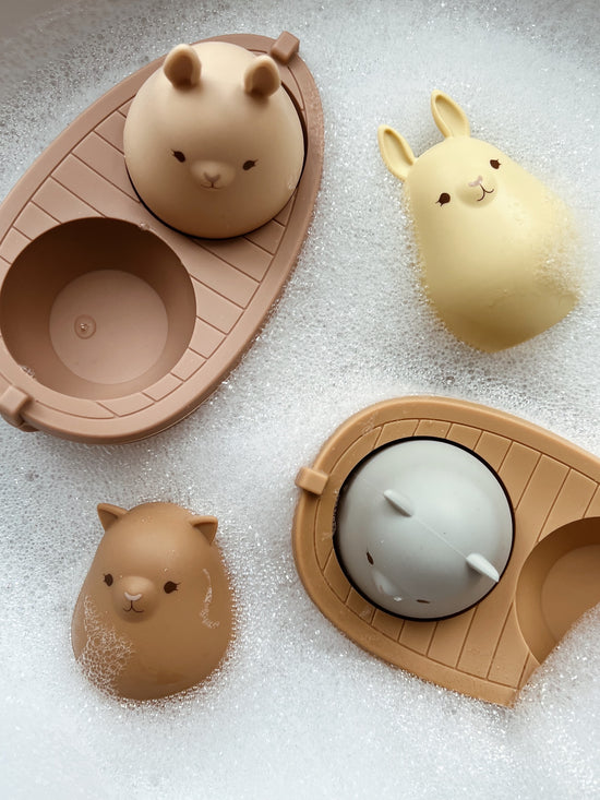 Silicone boat toys - Blush