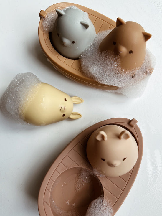 Silicone boat toys - Blush