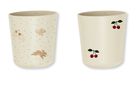 2 Pack Cup - Cherry / Petit Lapin
