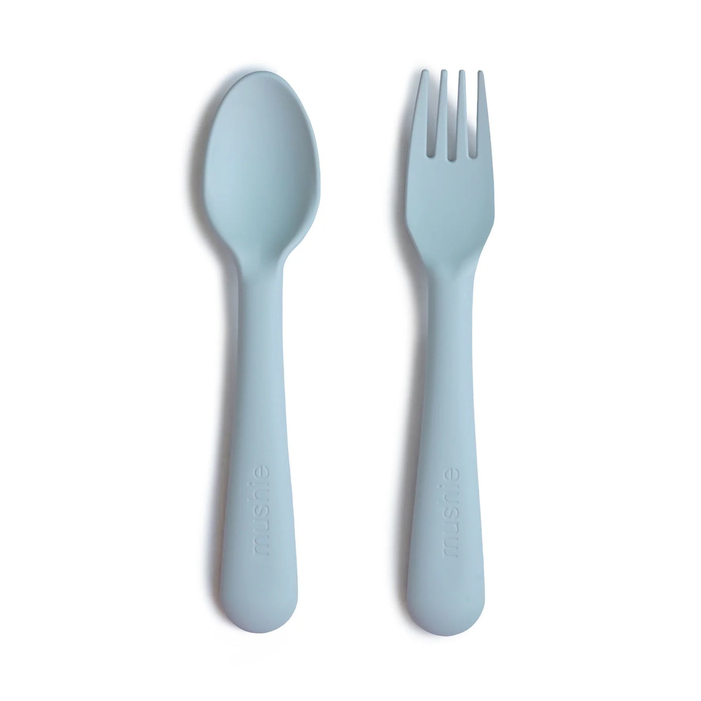 Fork & Spoon Set - Powder Blue