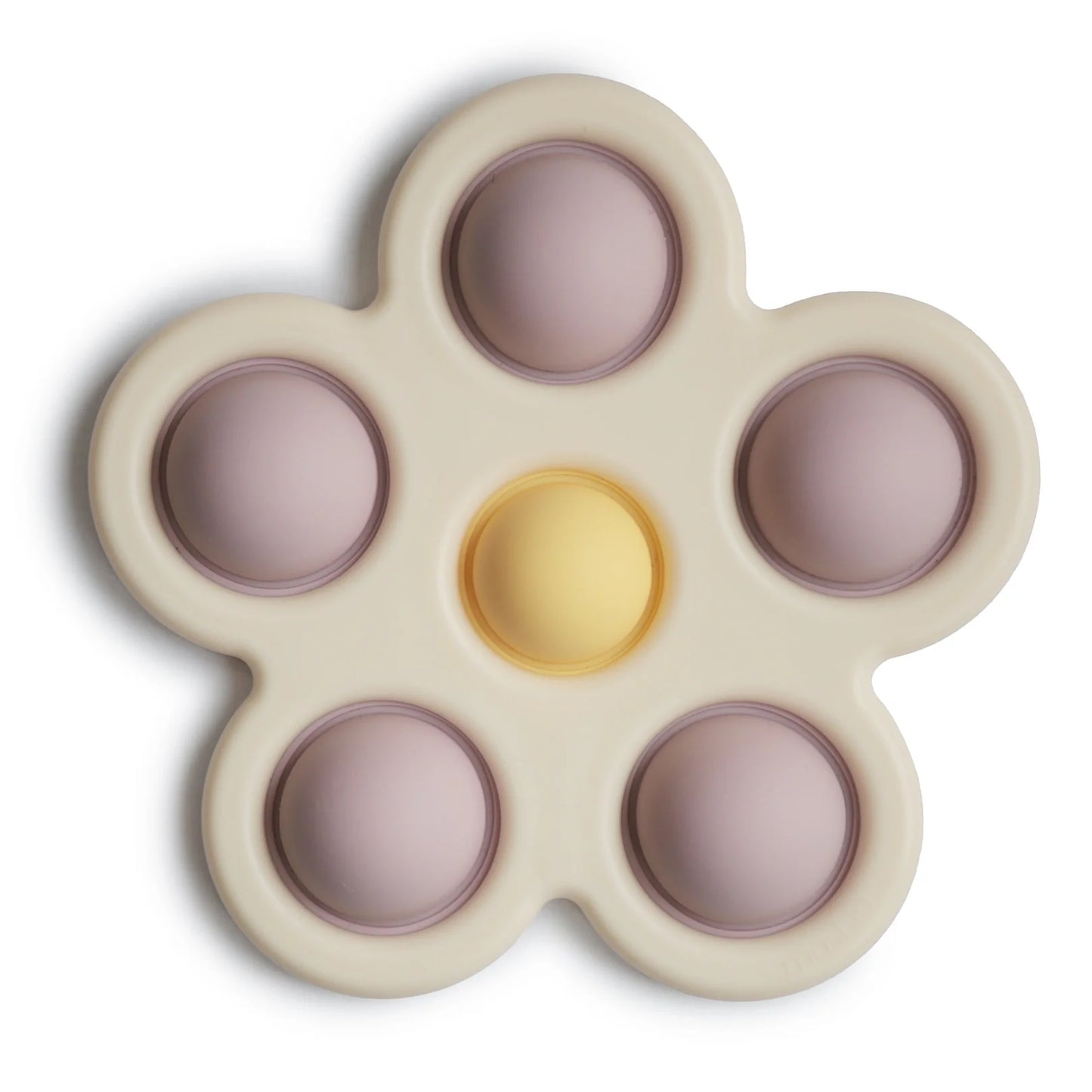 Load image into Gallery viewer, Flower Press Toy - Soft Lilac/Daffodil/Ivory
