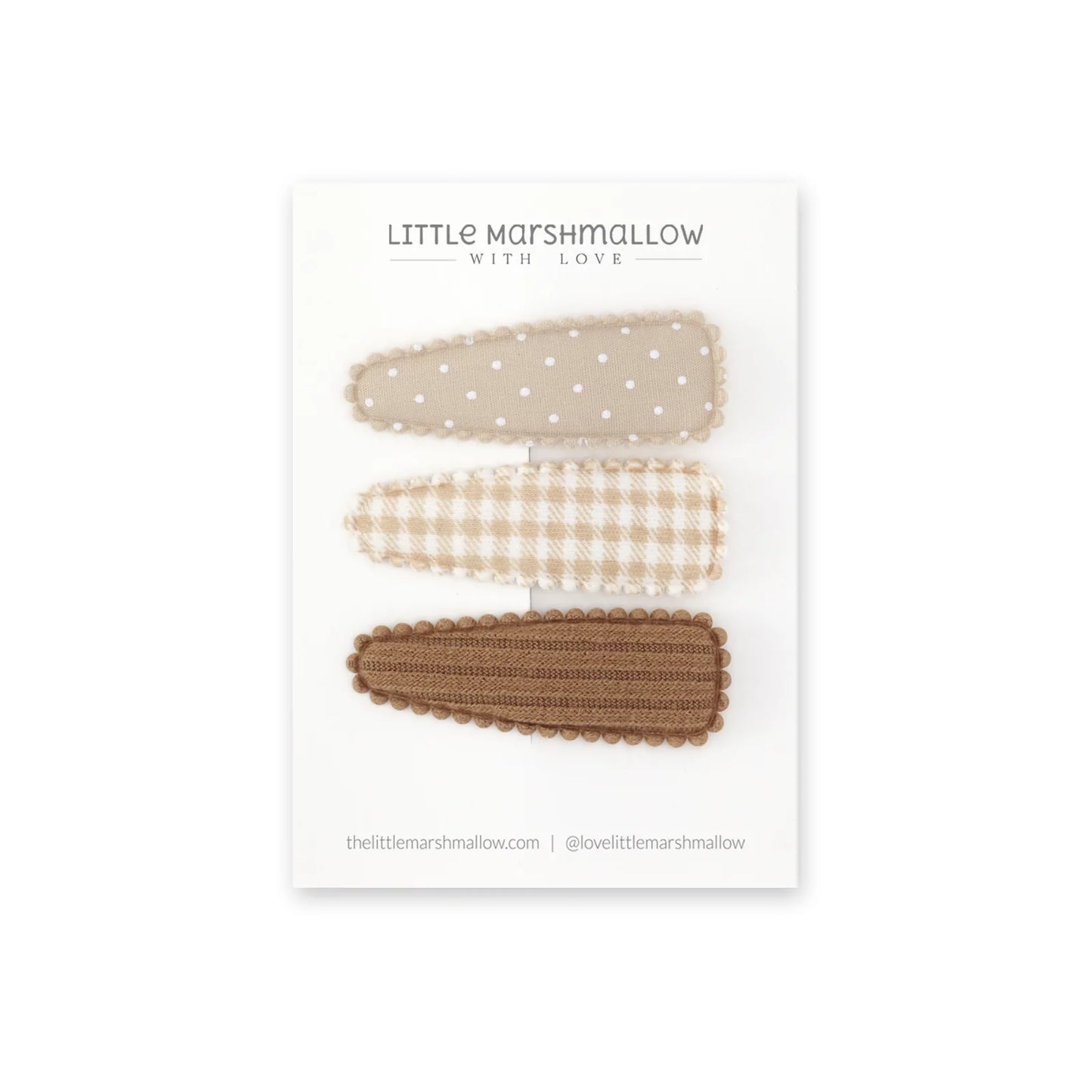 Clip - Latte Gingham Set