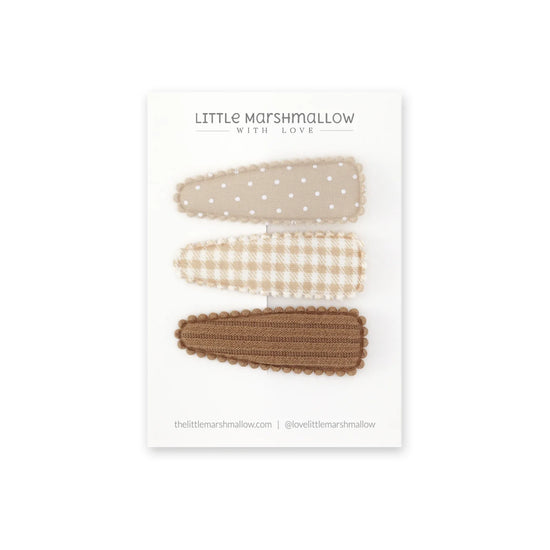 Clip - Latte Gingham Set